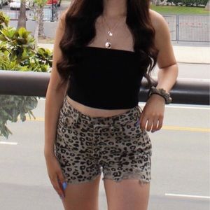 Cheetah Print Shorts